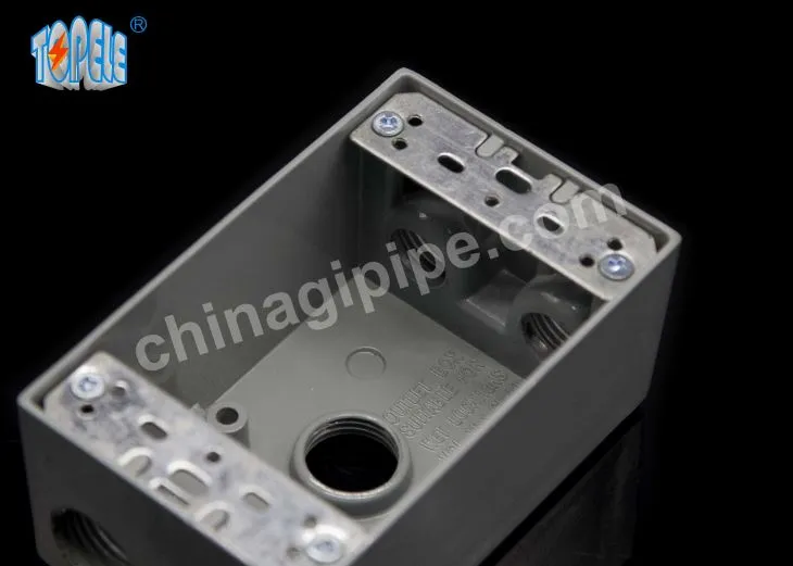 アルミニウムダイキャスト3/4インチホール鋼鉄シティ電気耐候性レセプタクルアウトレットジャンクションボックス