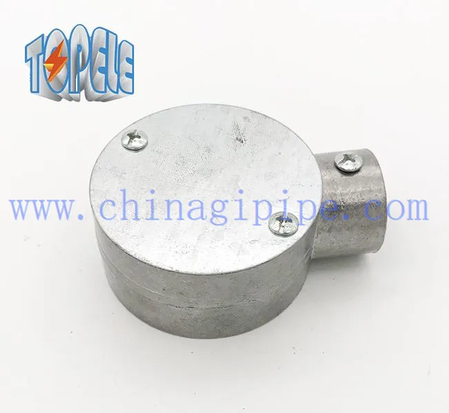 20mm 25mmアルミニウム円形電気ジャンクションボックス